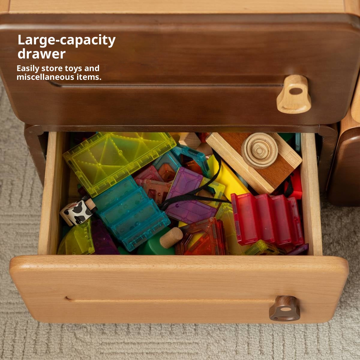 Beech Solid Wood Children's Chest of Drawers
