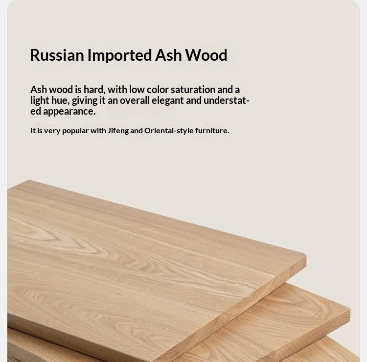 Oak, Ash Solid Wood High-Back Sofa with Adjustable Headrests
