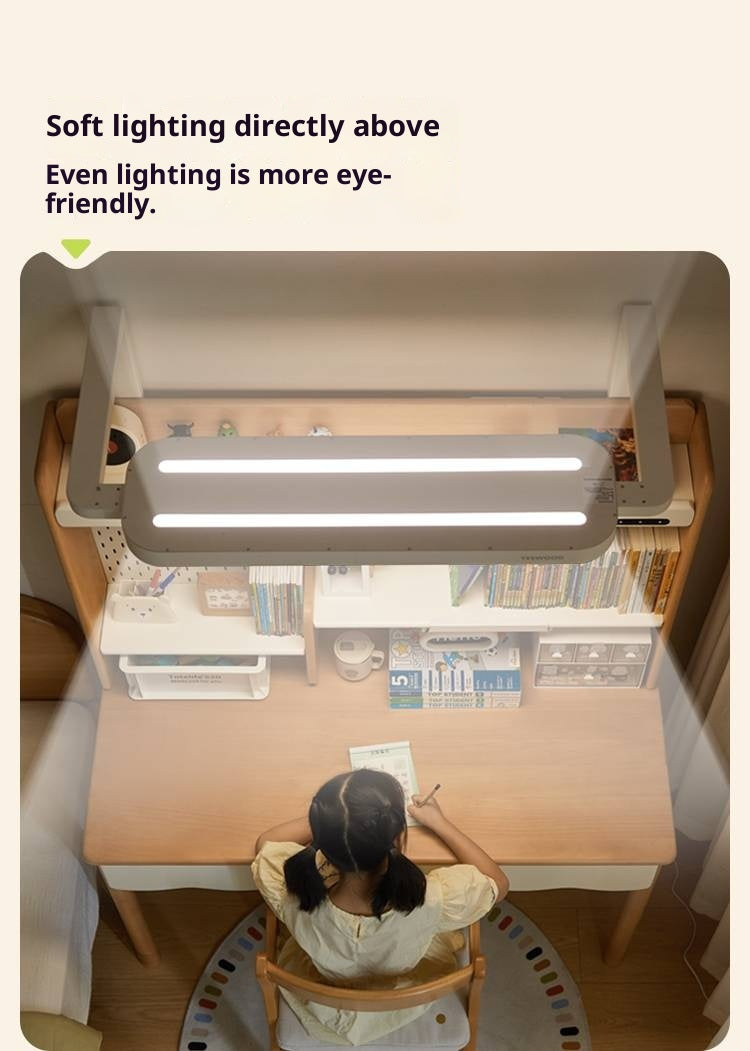 Beech Solid Wood Children's Desk Adjustable Writing Desk