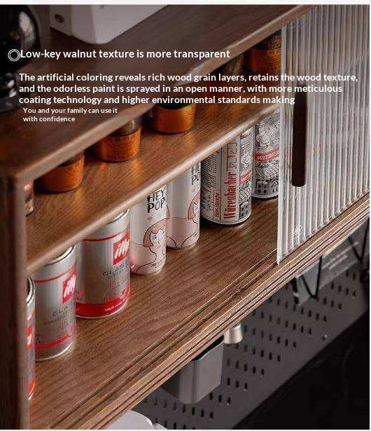 Oak Solid Wood Sideboard Cabinet