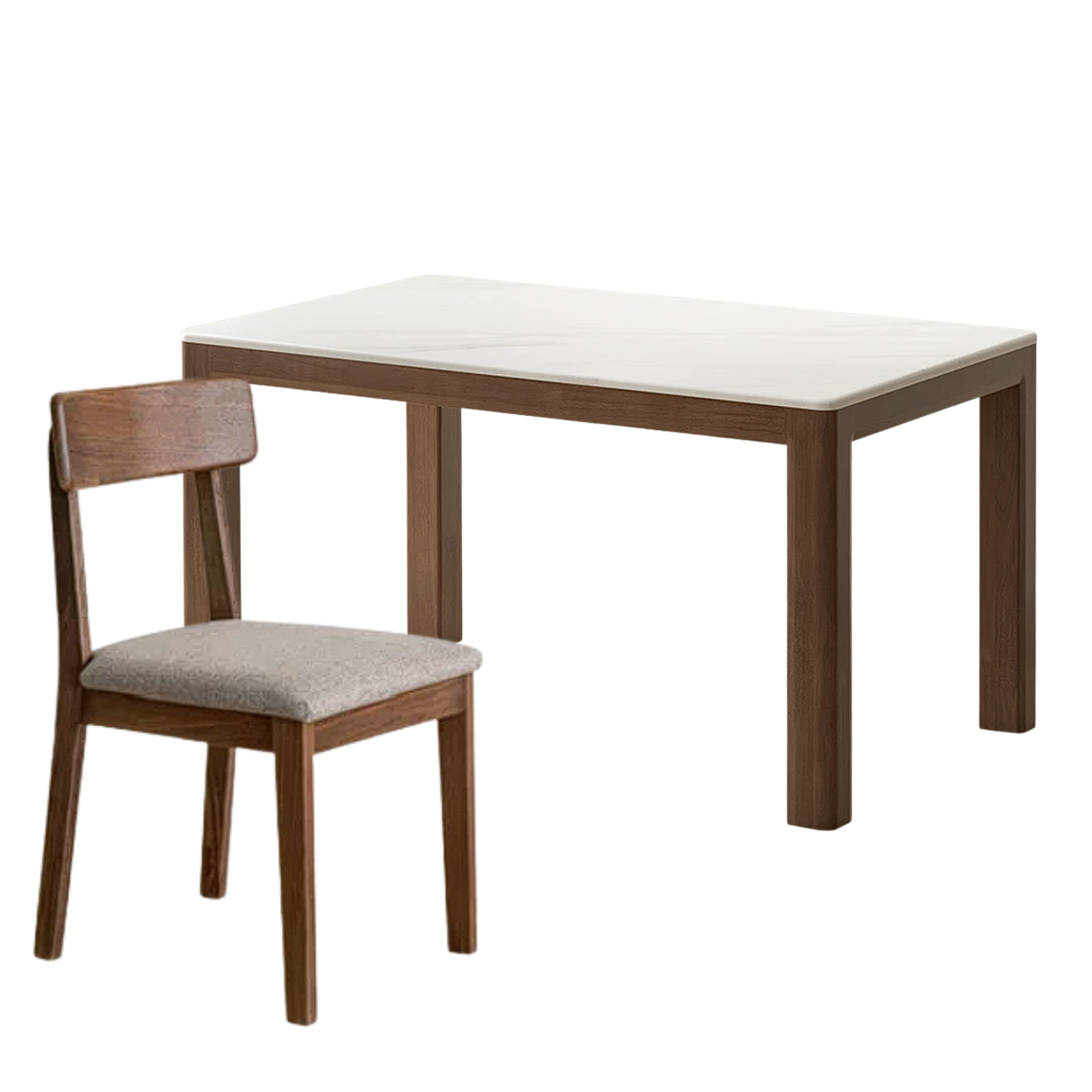 Oak Solid Wood Simple Shape Dining Table