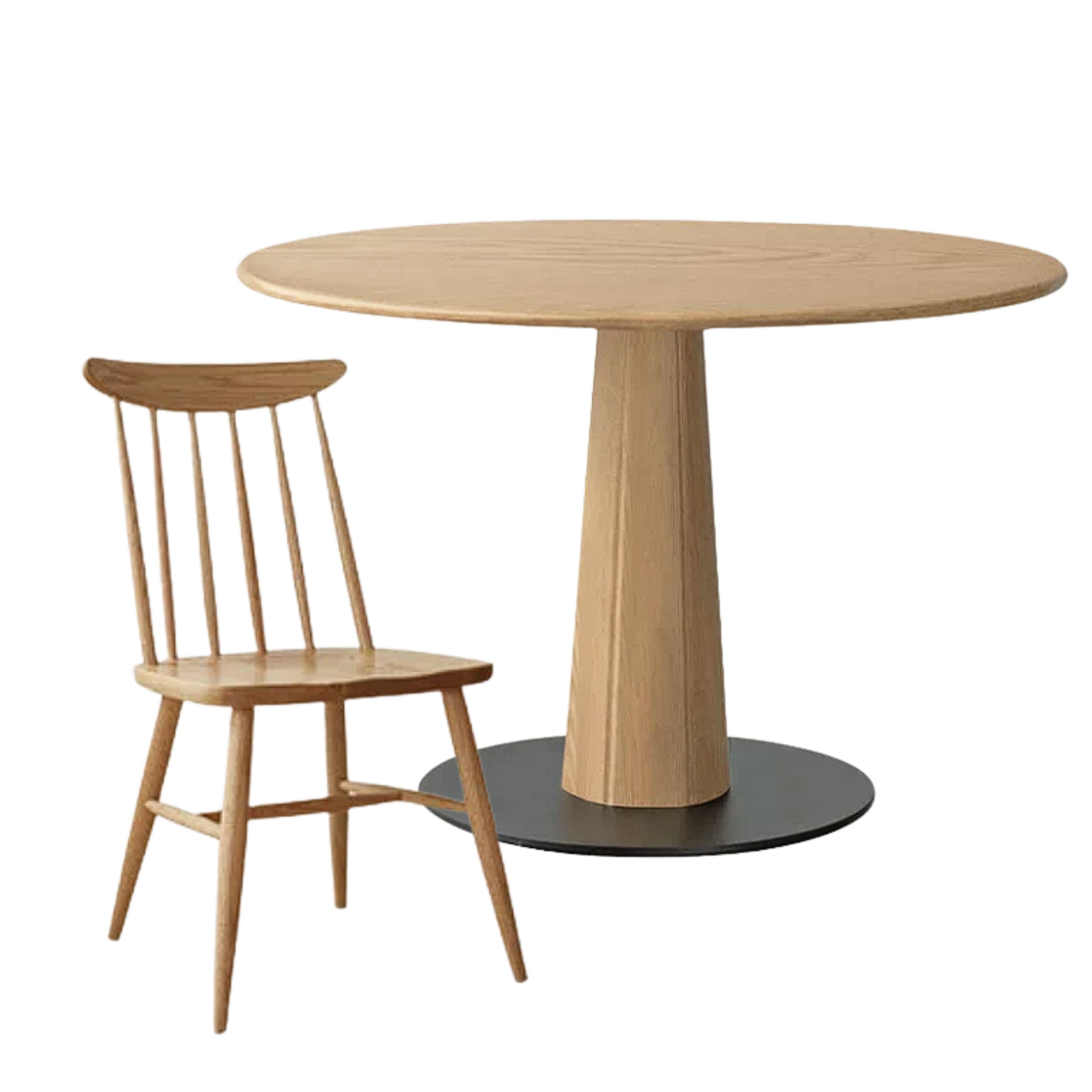 Ash Solid Wood Nordic Dining Round Table