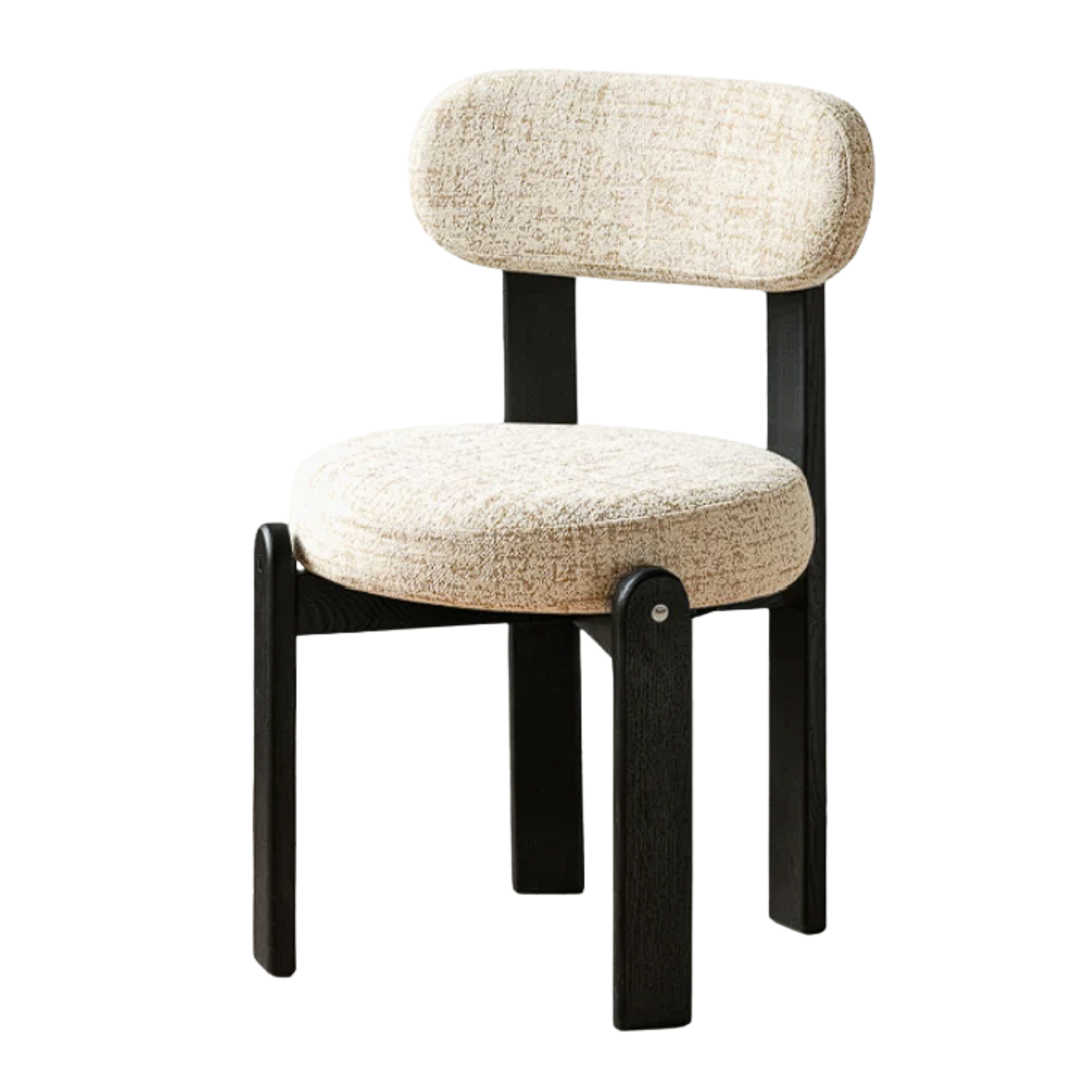 Set 4pcs Beech, Rubberwood, Black Walnut, Cherry Solid Wood French Antique Style Chair