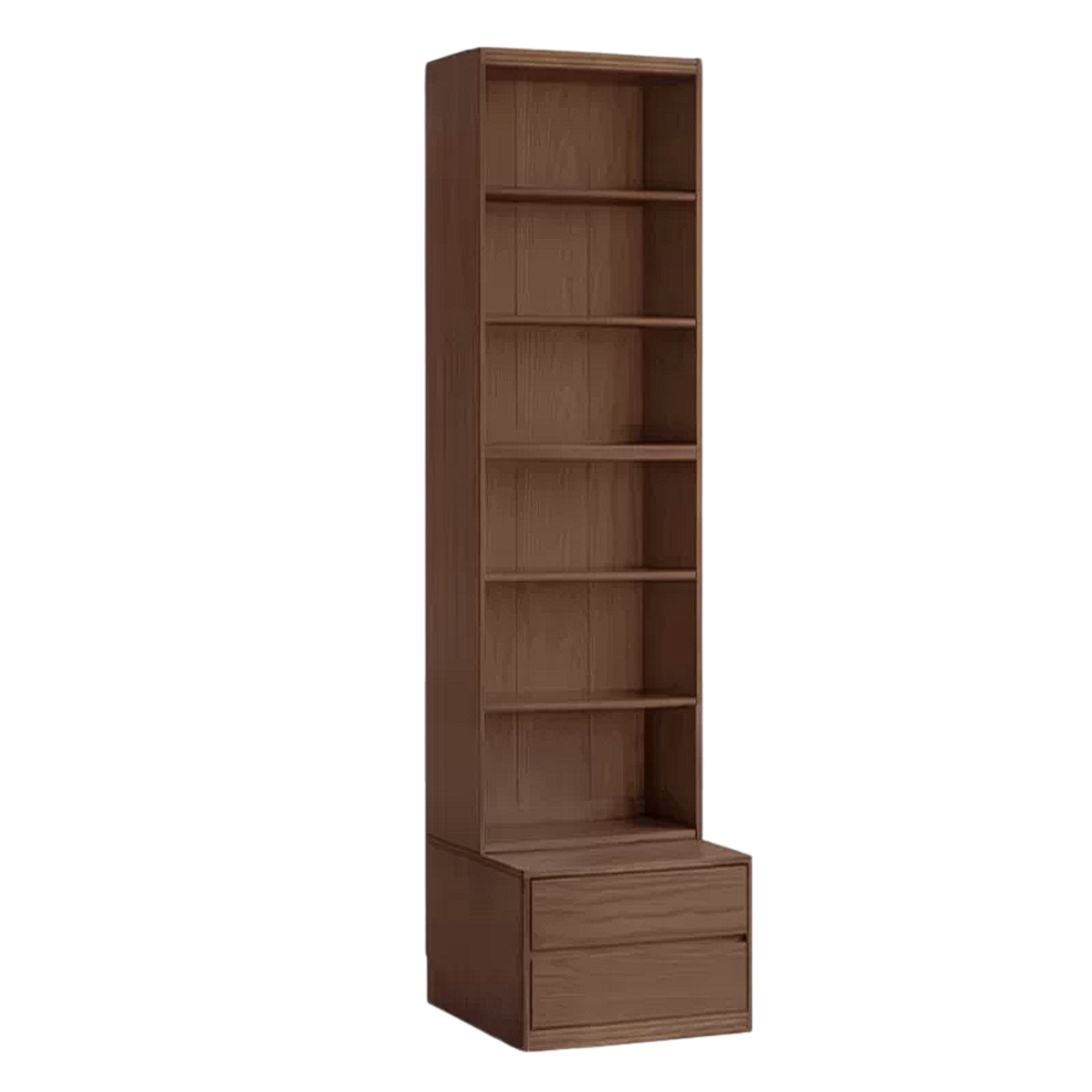 Sandalwood, Oak, Ash Solid Wood Combination Bookcase