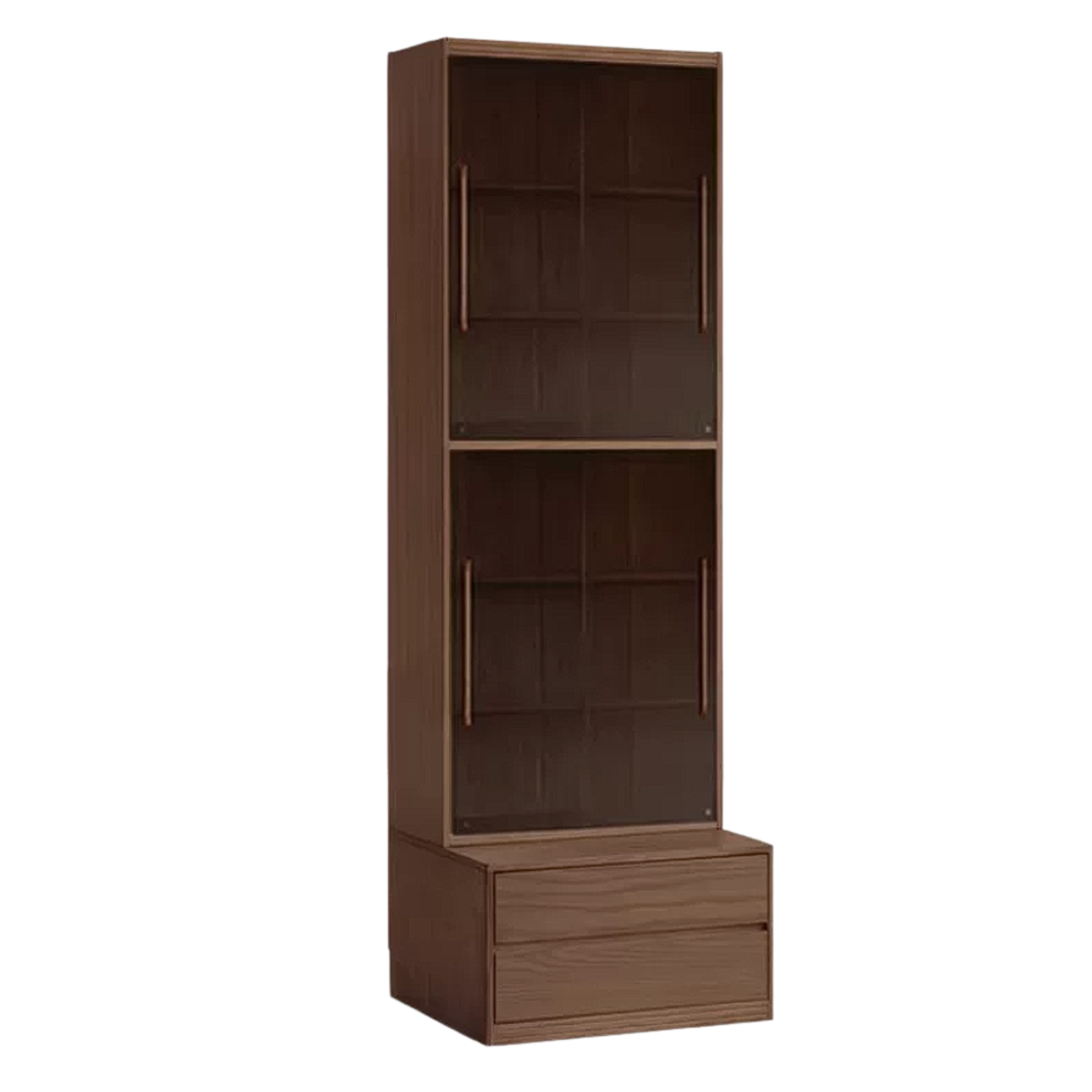 Sandalwood, Oak, Ash Solid Wood Combination Bookcase