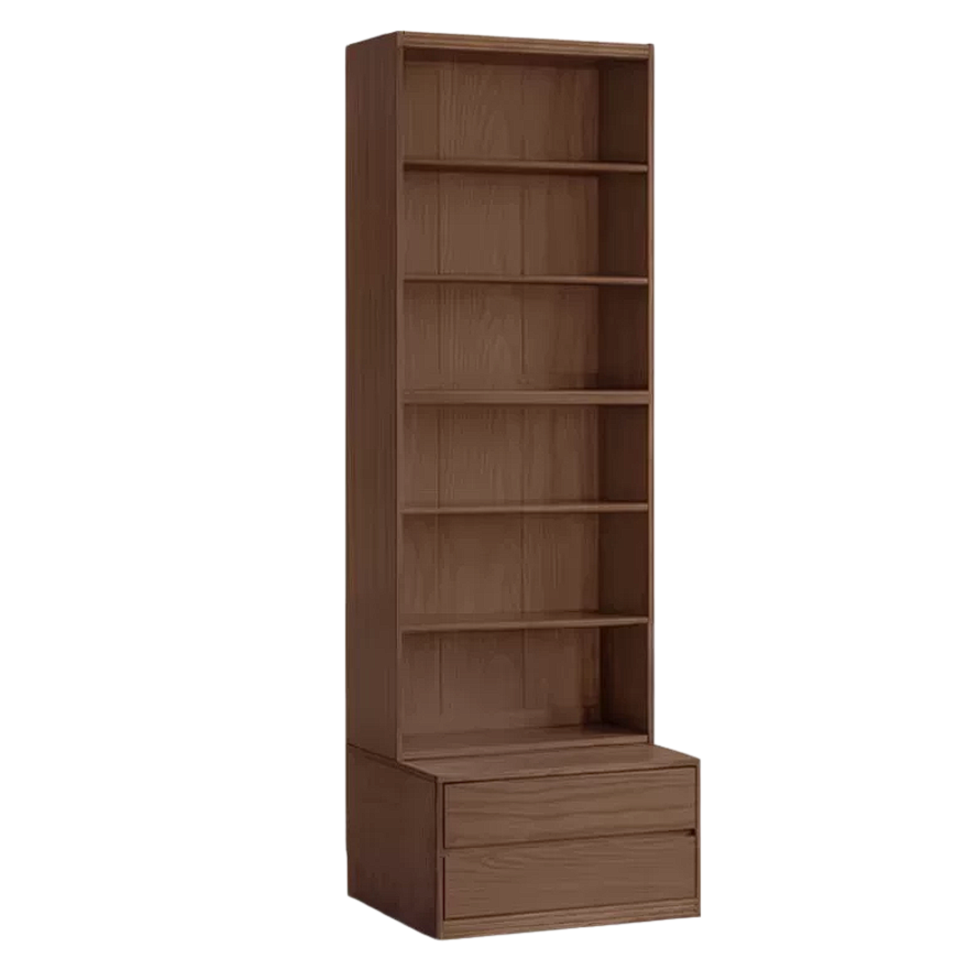 Sandalwood, Oak, Ash Solid Wood Combination Bookcase