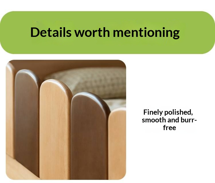 Beech Solid Wood Children's Treehouse Bed Multifunctional Loft Bed