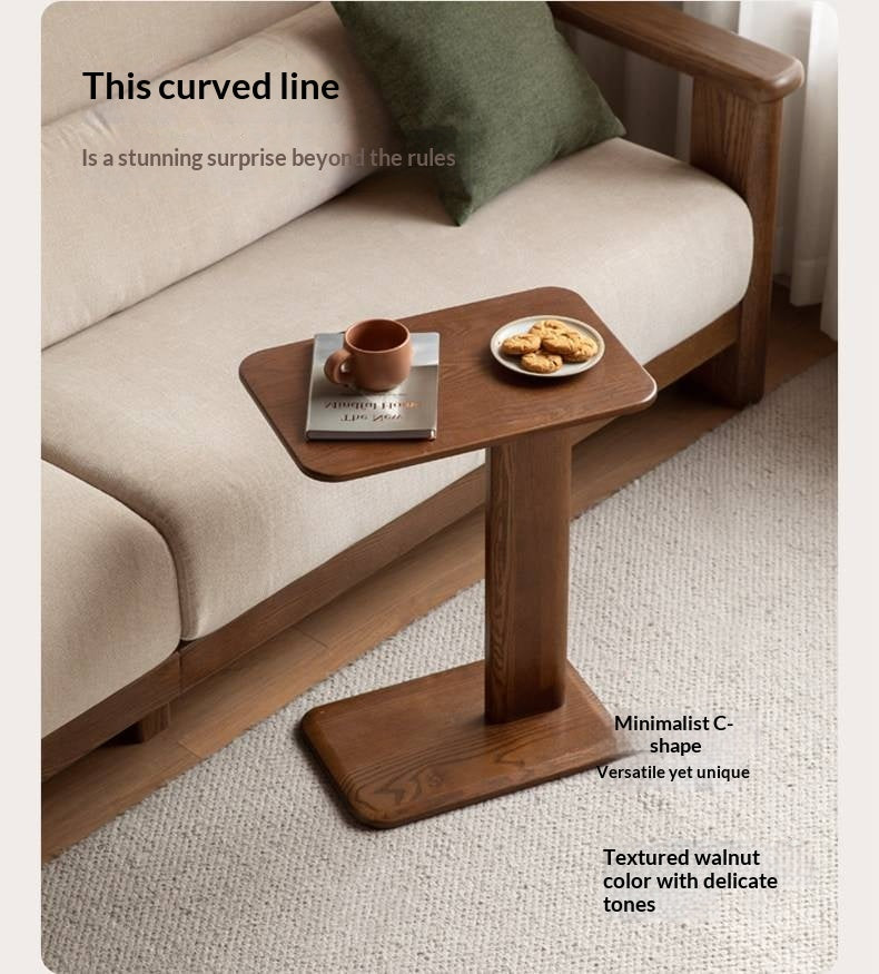 Oak Solid Wood Modern Minimalist Style Side Table