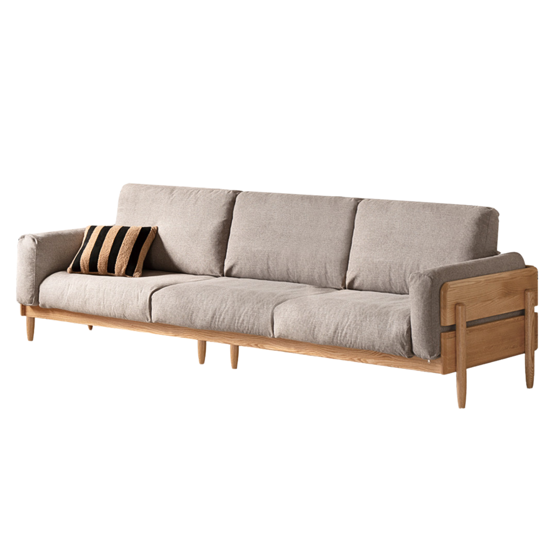 Cherry wood, oak solid wood antique style sofa: