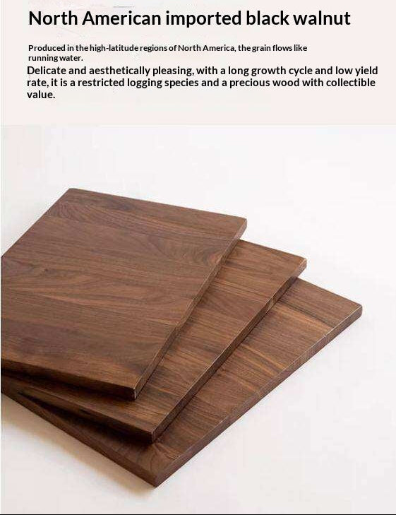 Black Walnut Solid Wood Vanity Table Cabinet Integrated.