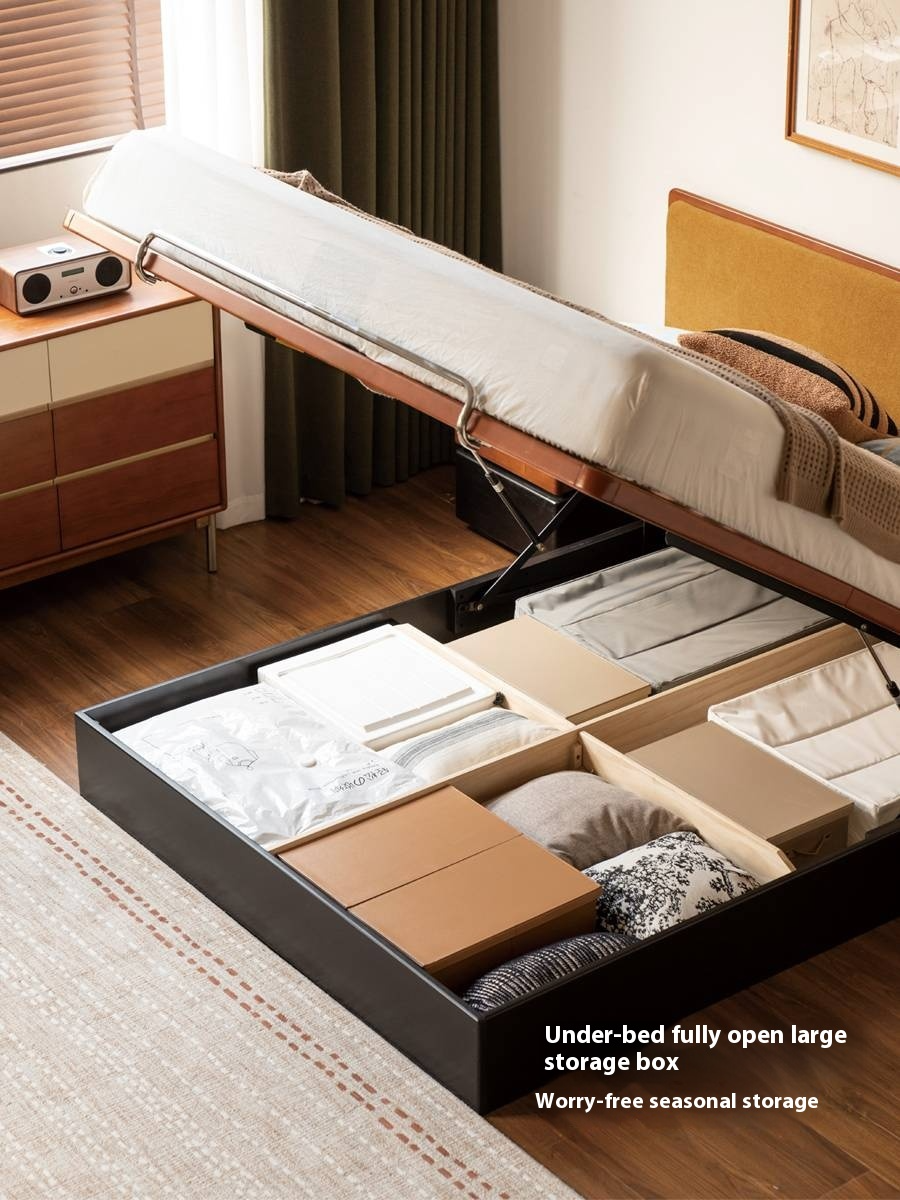 Poplar Solid Wood Soft Suspended Box Bed