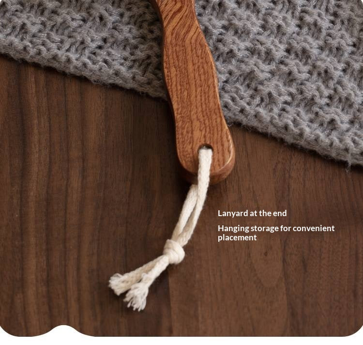 Ebony Solid Wood Long Handle SweepingBrush