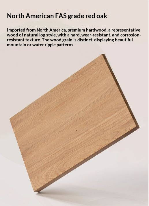 Oak Solid Wood Folding Side Table