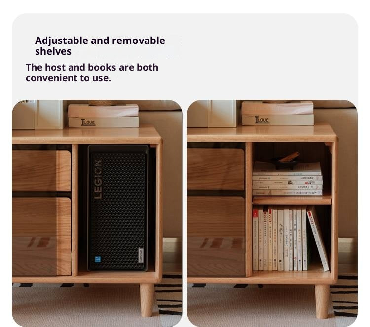 Oak Solid Wood Modern Office Desk