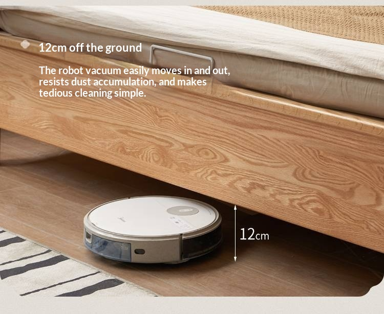 Oak Solid Wood High Box Bed in Modern Minimalist Design