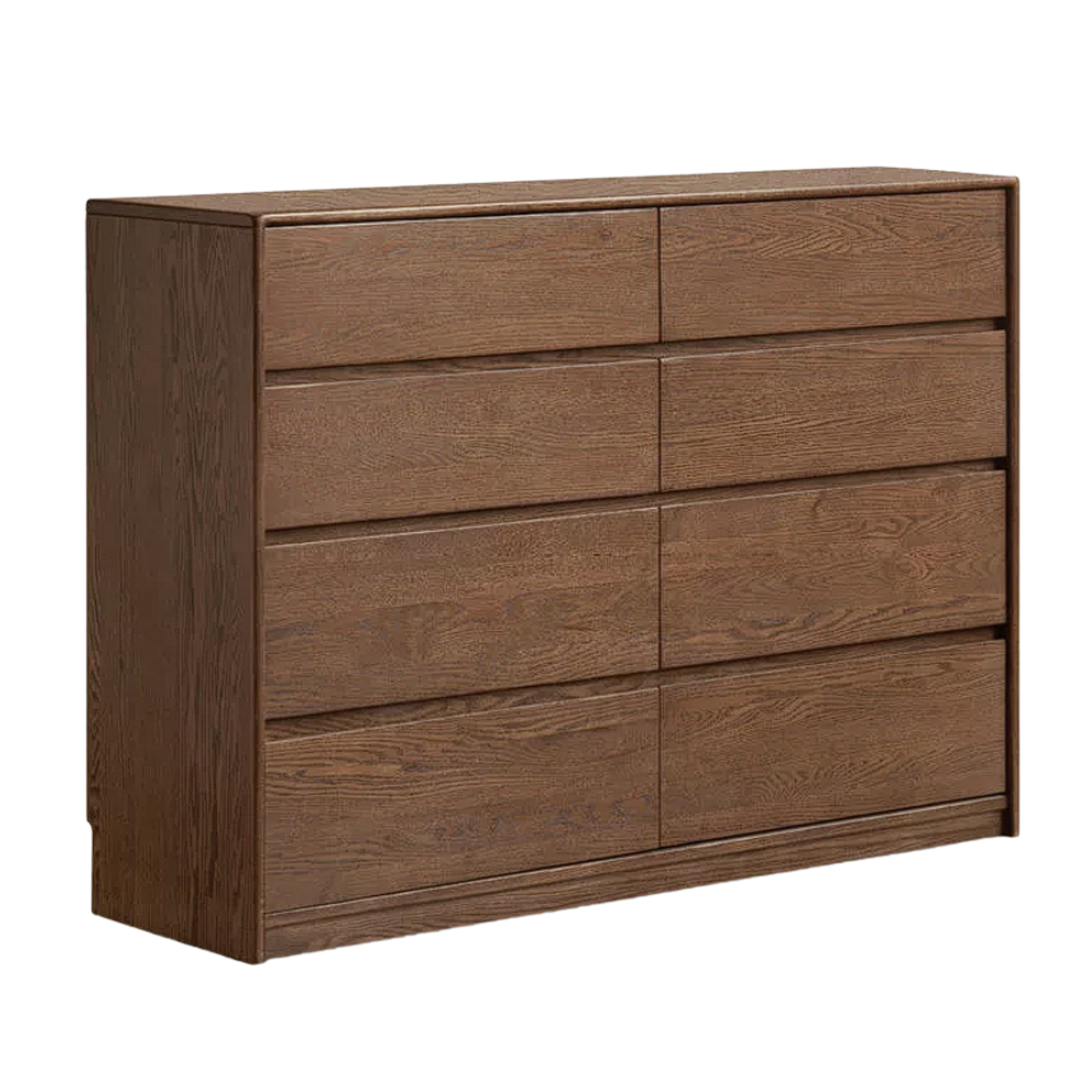 Oak Solid Wood Modern Drawer Cabinet