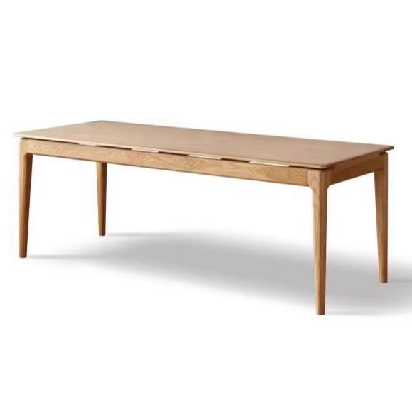 Ash Solid Wood Large Nordic Office Desk