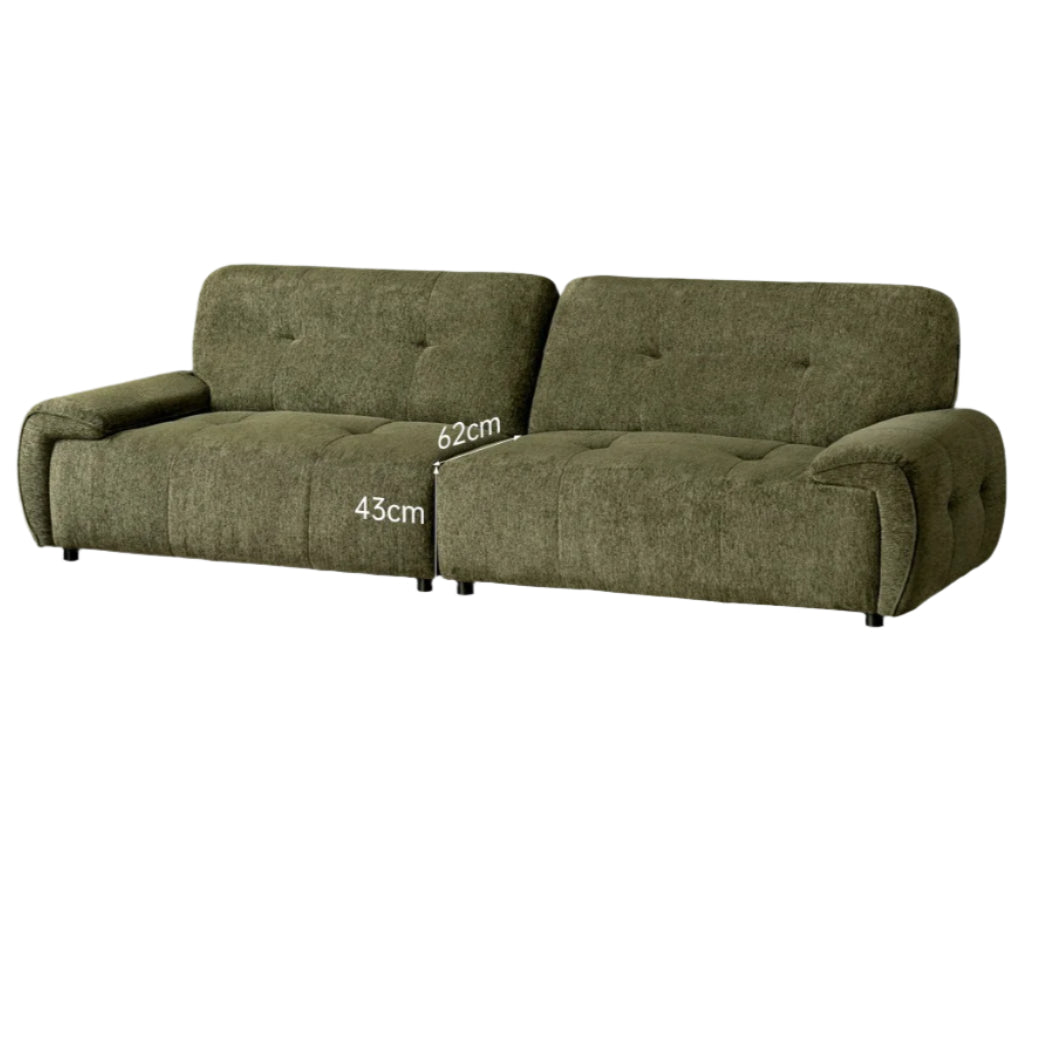 Fabric Sofa, Vintage High Backrest Chenille sofa