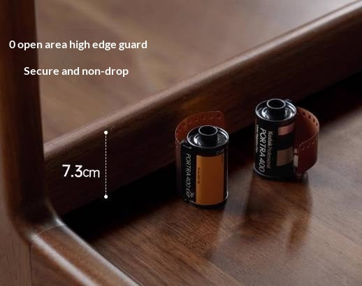 Black Walnut Solid Wood Movable Folding Modern Side Table