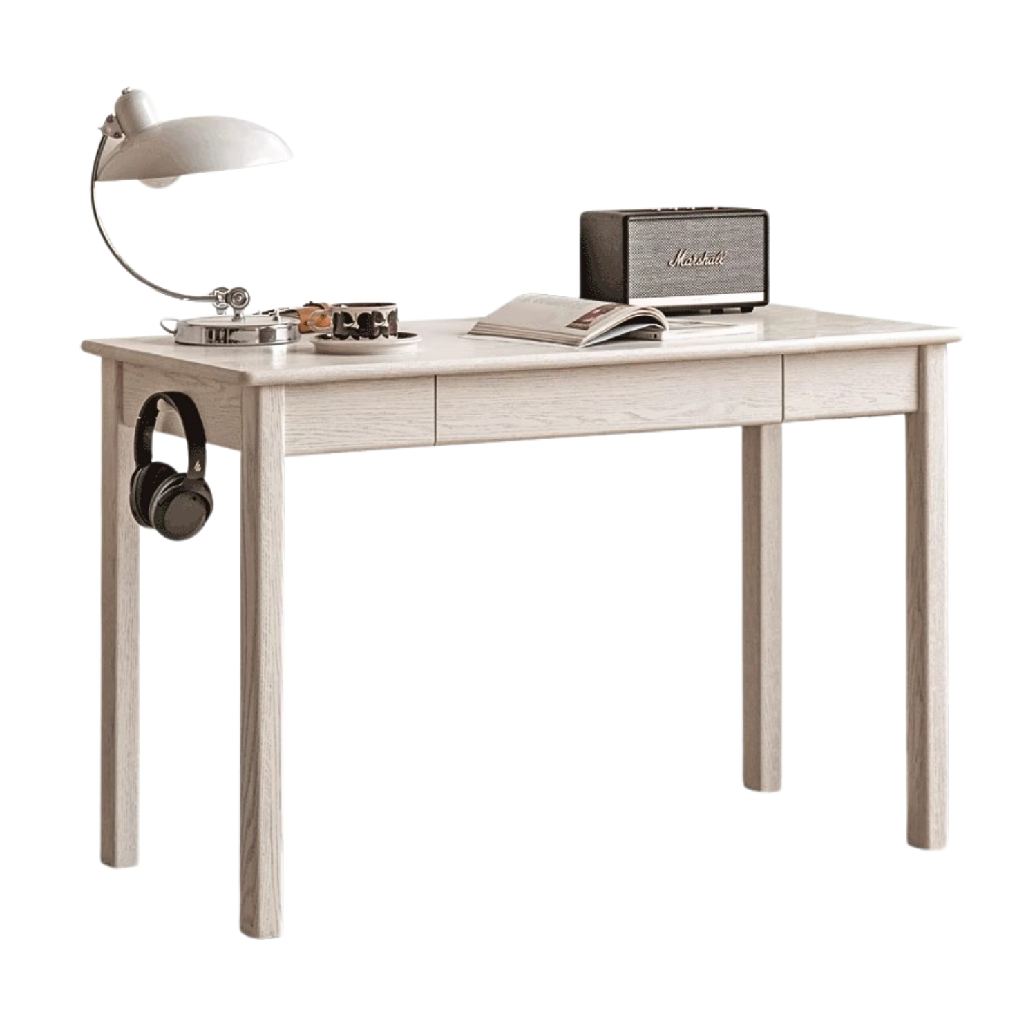 Oak solid wood Cream style Office desk-