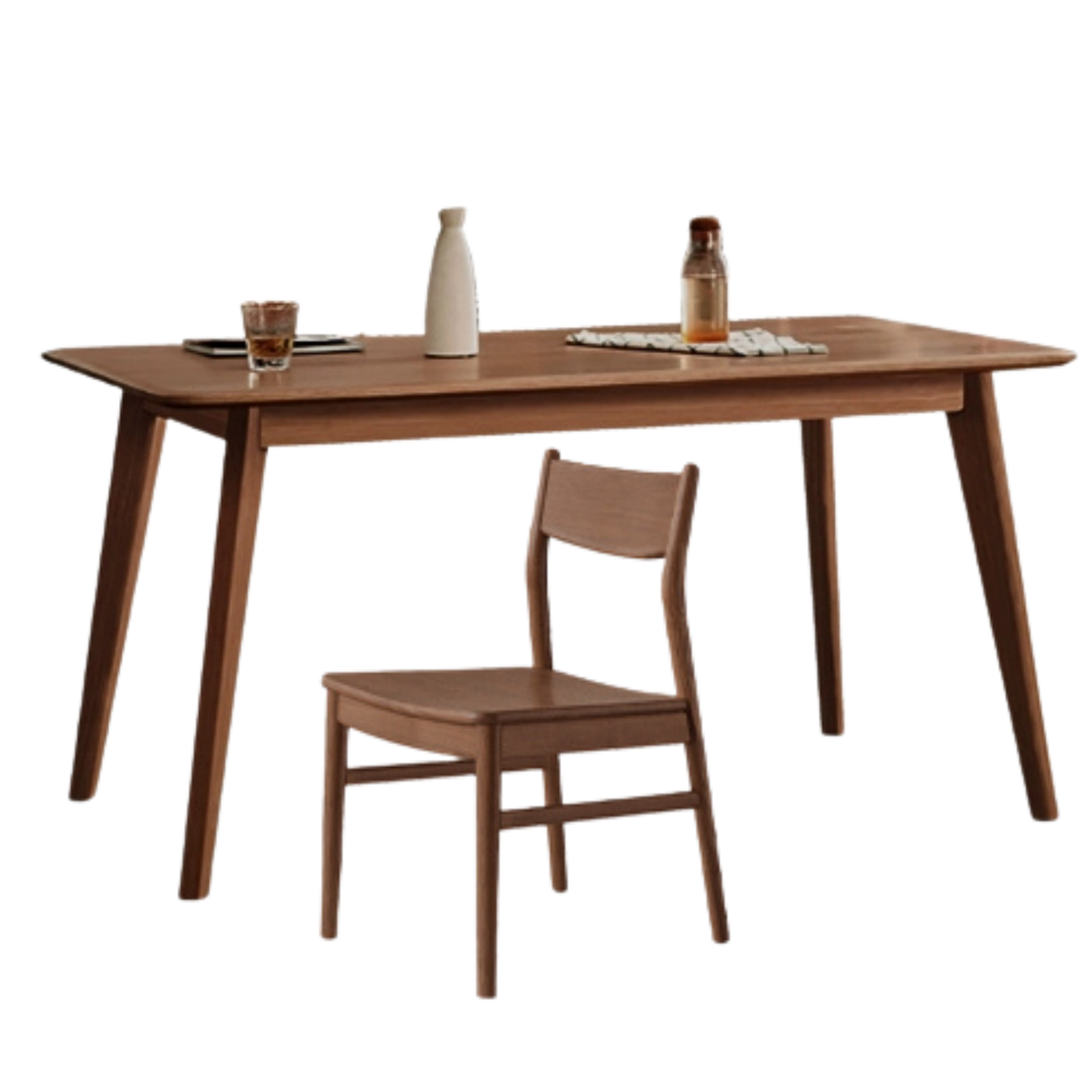 Ash, Oak Solid Wood Modern Dining Table