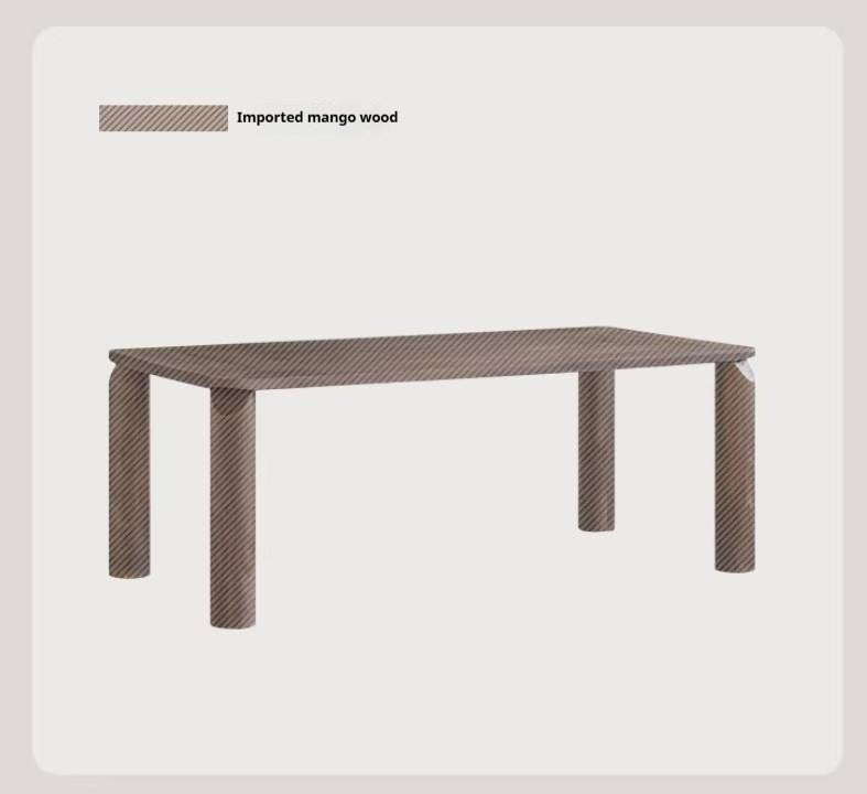 Mango Solid Wood Wabi Sabi Style Dining Table