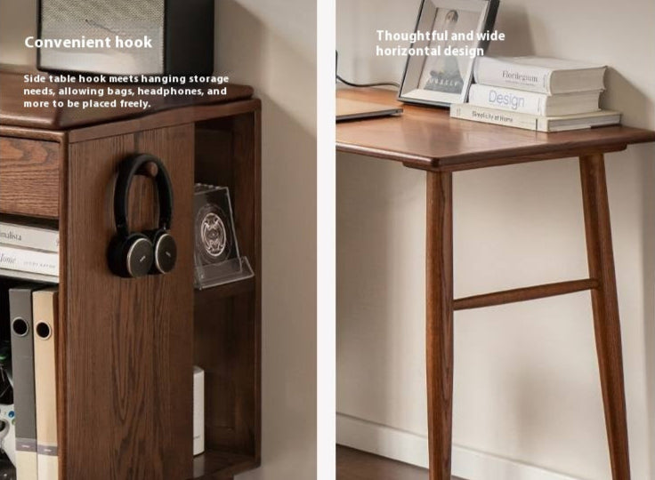 Oak Solid Wood Modern Double Computer