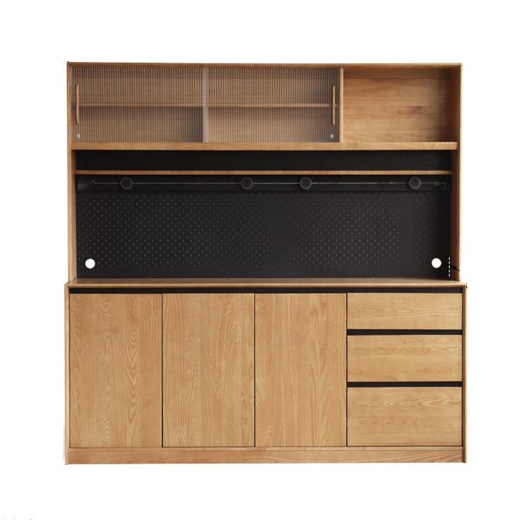 Ash Solid Wood Modern Floor Storage Sideboard