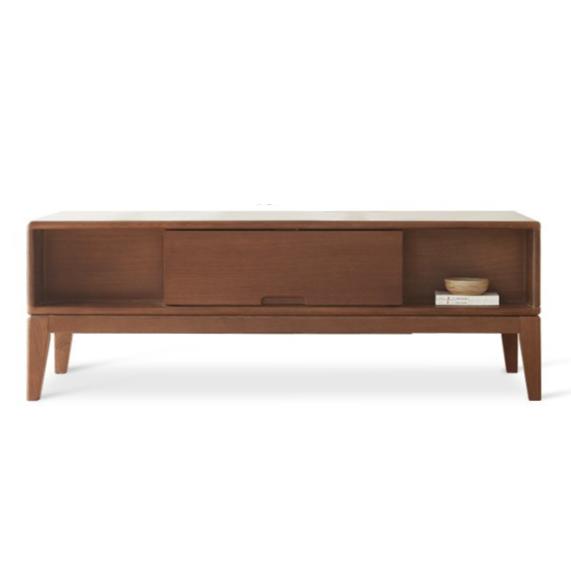 Black Walnut, Ash Solid Wood Modern Coffee Table