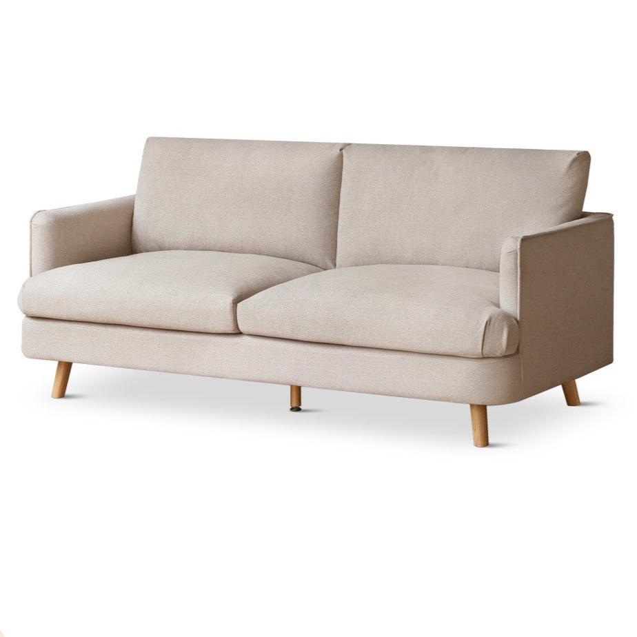 Fabric sofa modern three-seat straight sofa