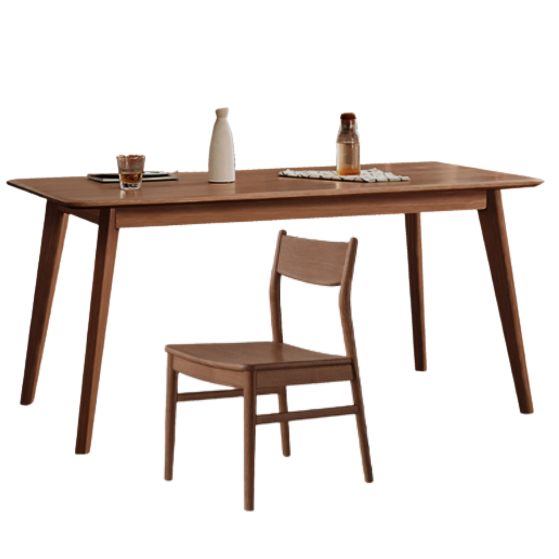 Ash, Oak Solid Wood Modern Dining Table