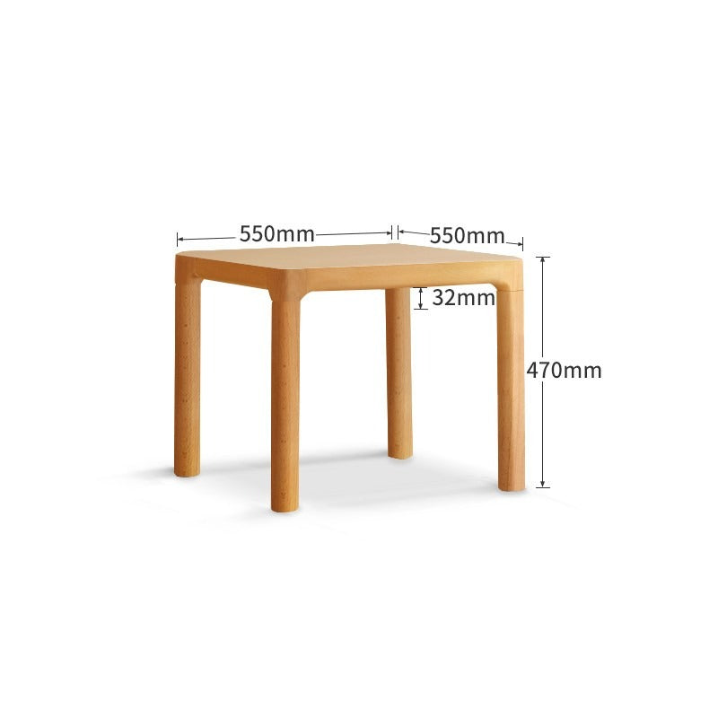 Solid wood coffee table Nordic ,mobile tea table"