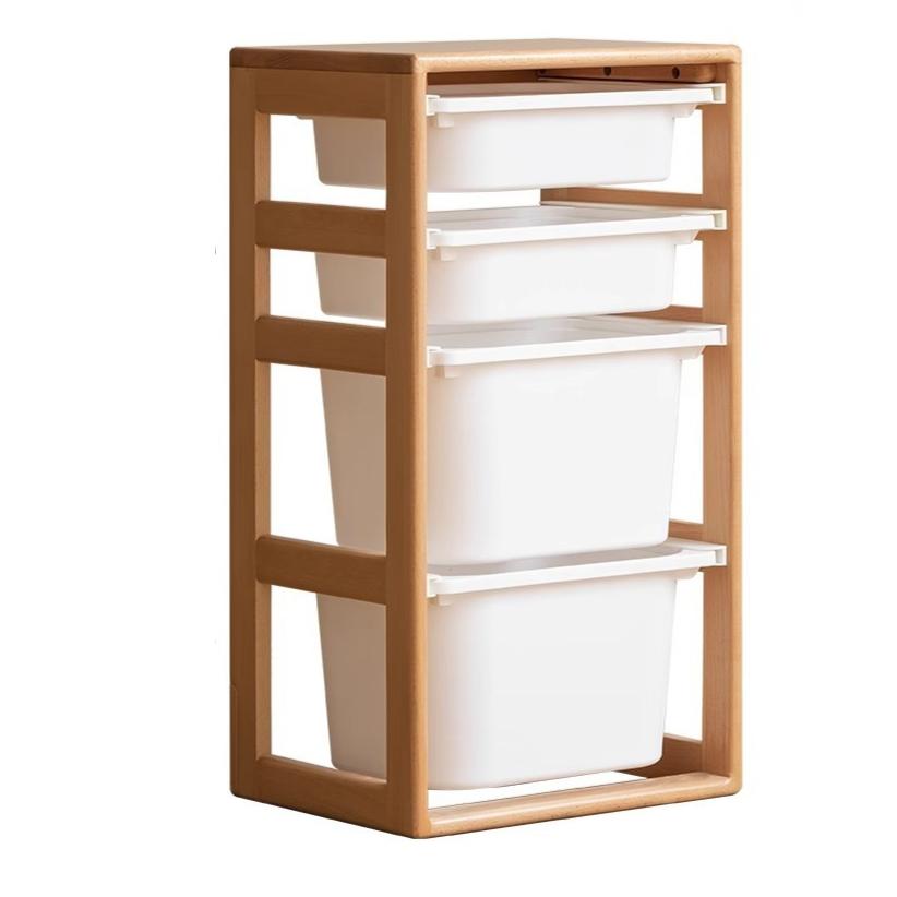 European Beech Solid Wood Children's Storage Rack