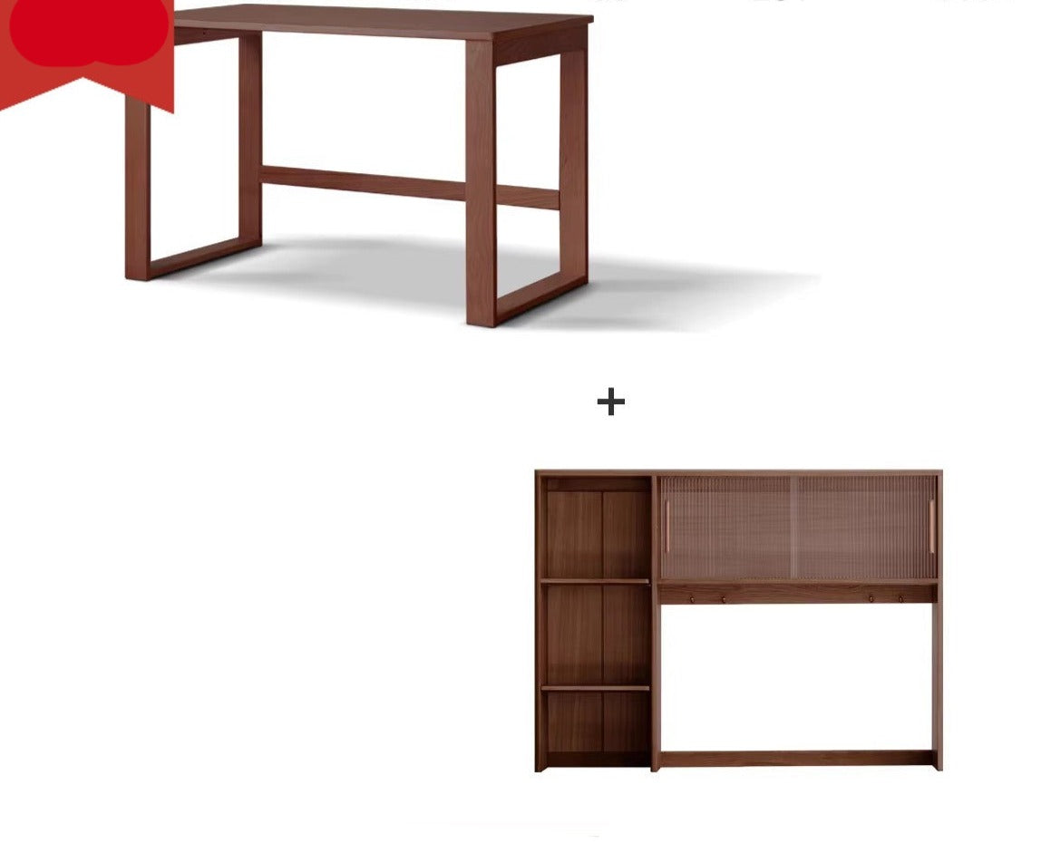 Ash Solid wood twin double office desk -