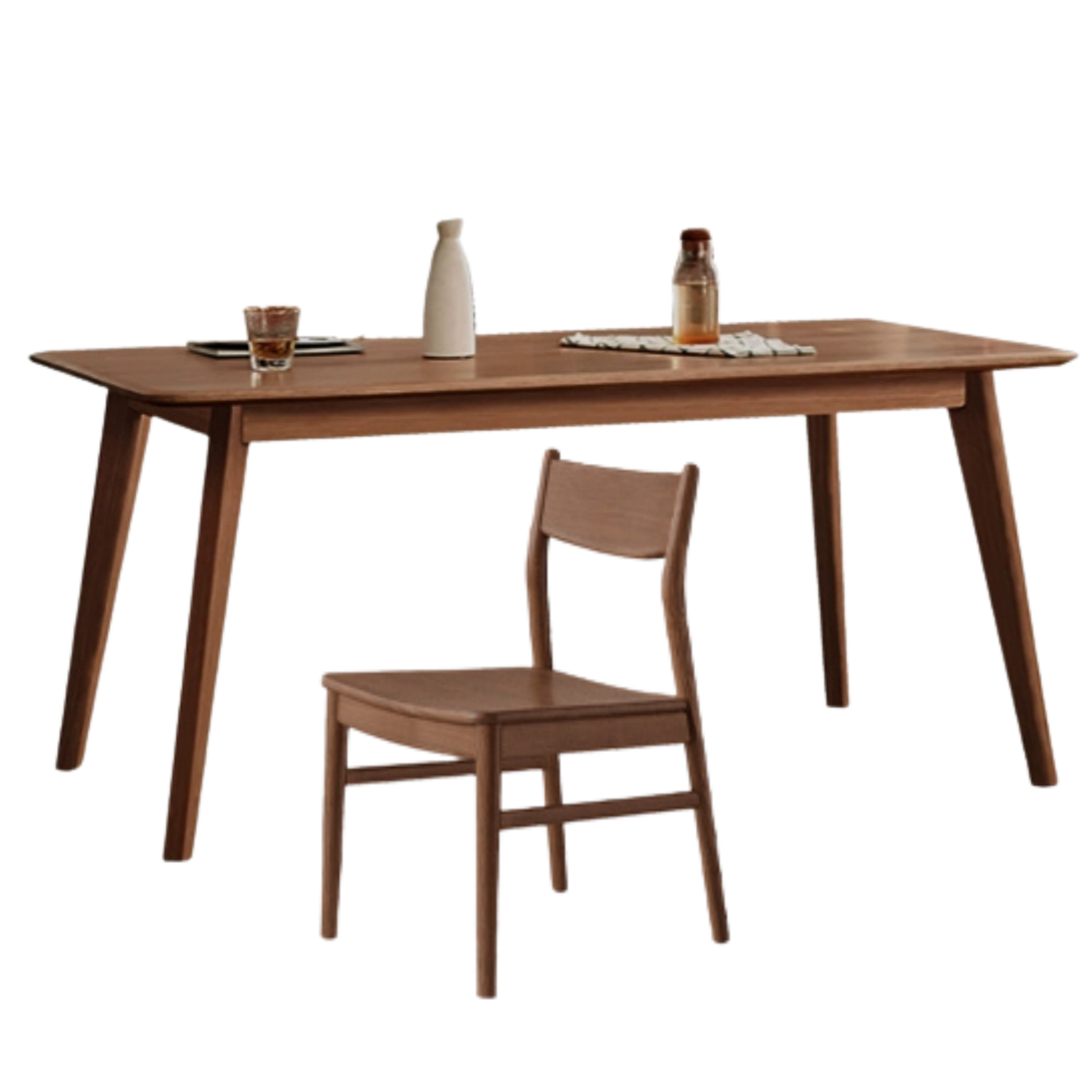 Ash, Oak Solid Wood Modern Dining Table