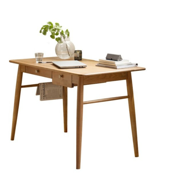 Natural wood on sale small desk