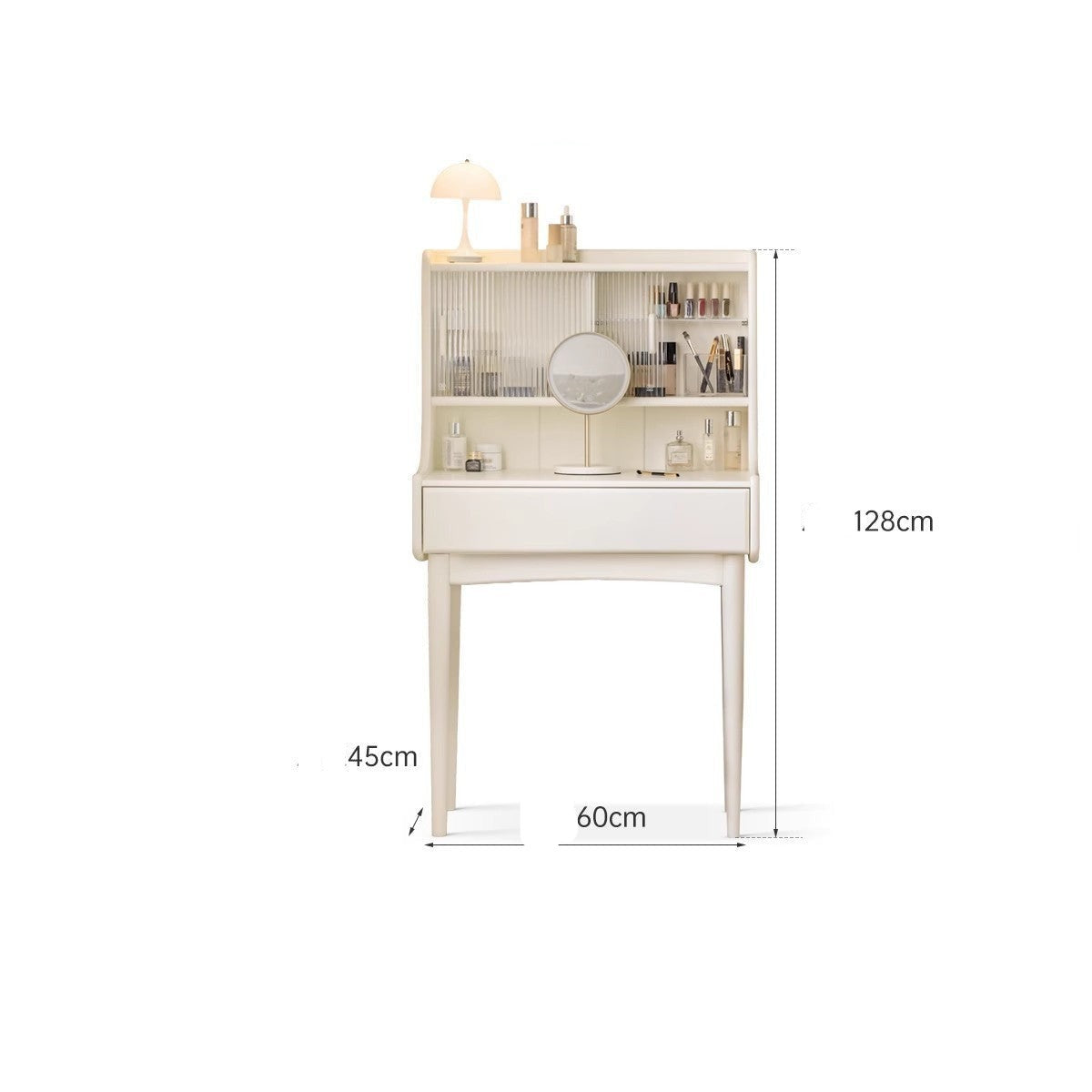Ash Solid Wood Dressing Table Cream Style "