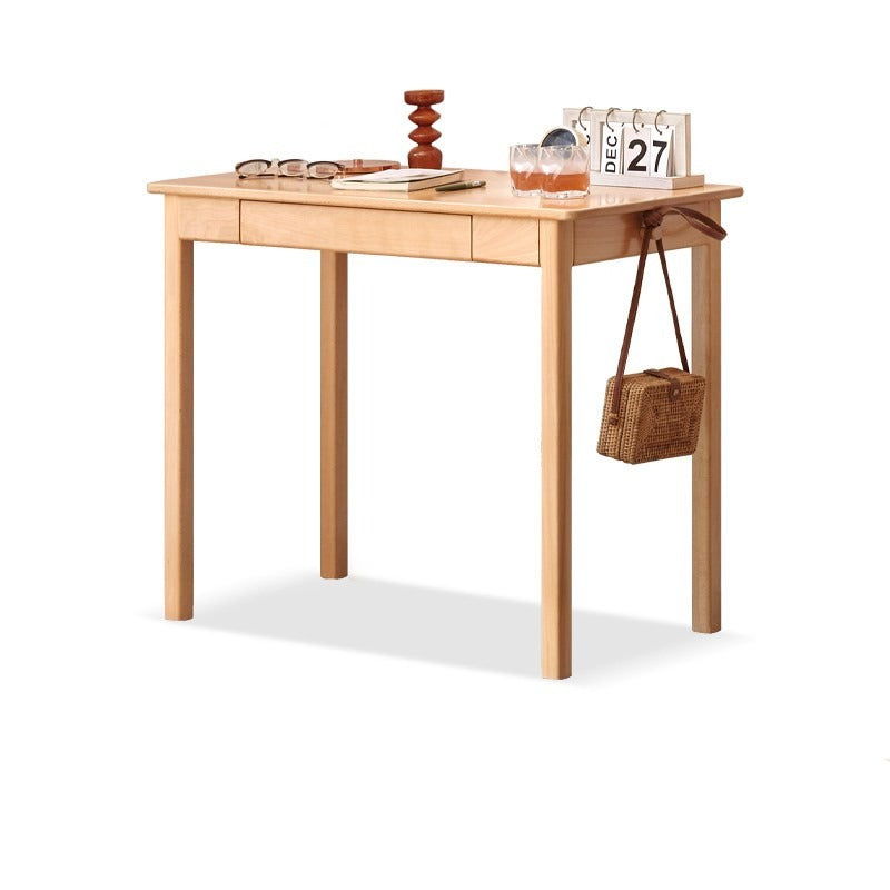 Beech solid wood office desk simple and modern -