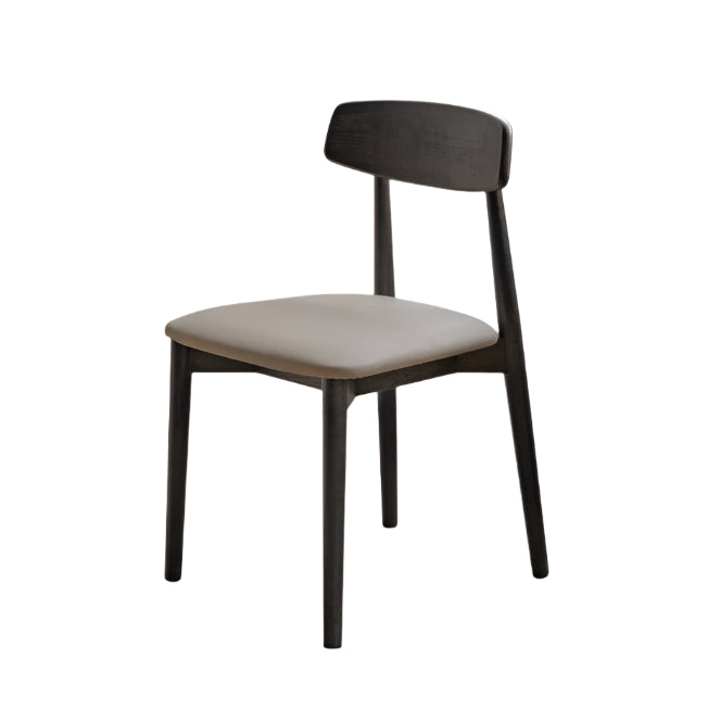 4 pcs set - Black Walnut, Ash, Oak, Cherry Solid Wood, Solid RubberWood Dining Chair