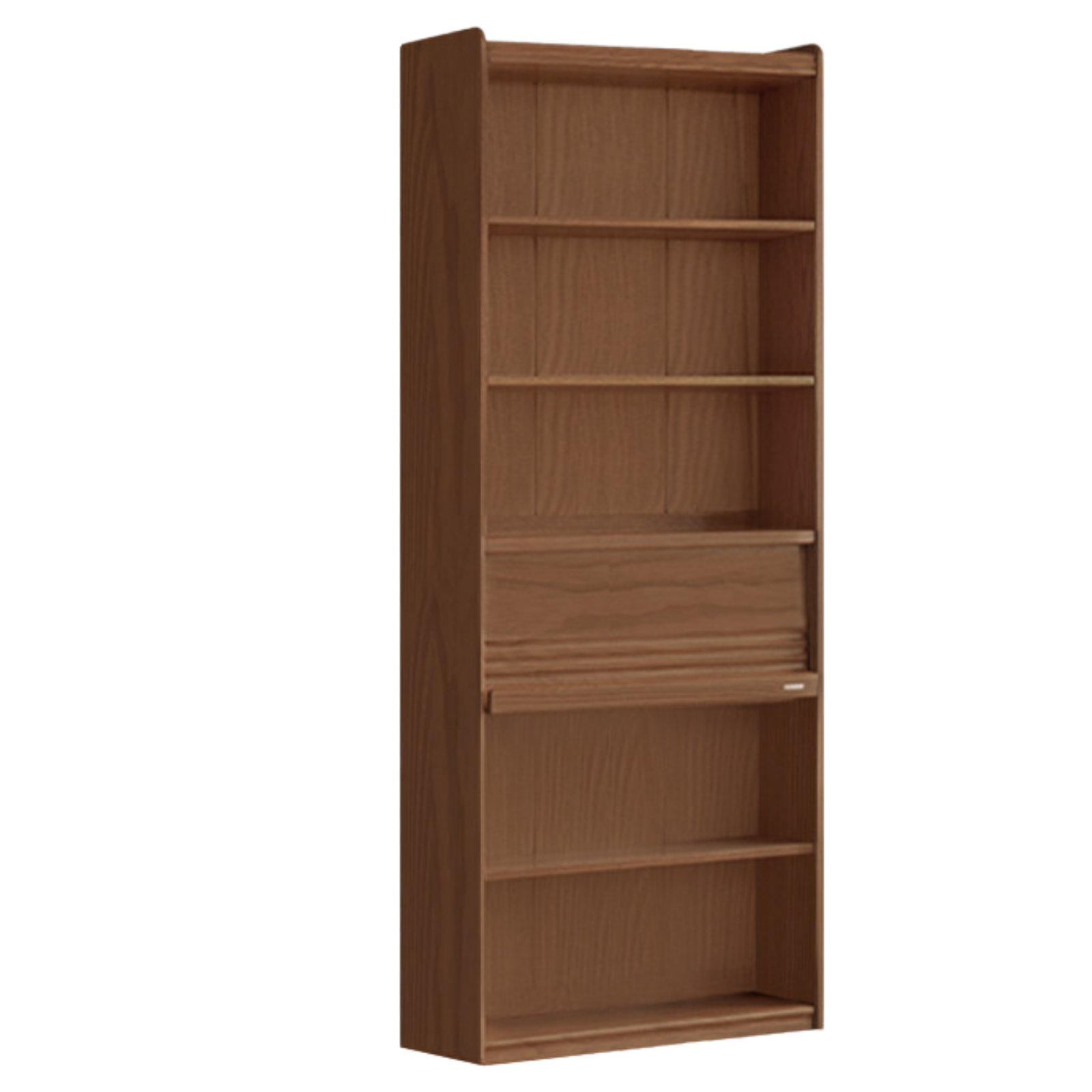 Black Walnut, Sandalwood, Oak, Ash Solid Wood Combination Bookcase with Floor Display and Luxury Storage