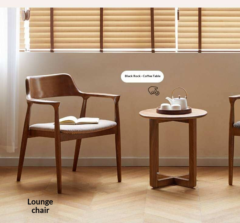 4 pcs -Ash solid wood Sculptural Wishbone-Style Dining Chair