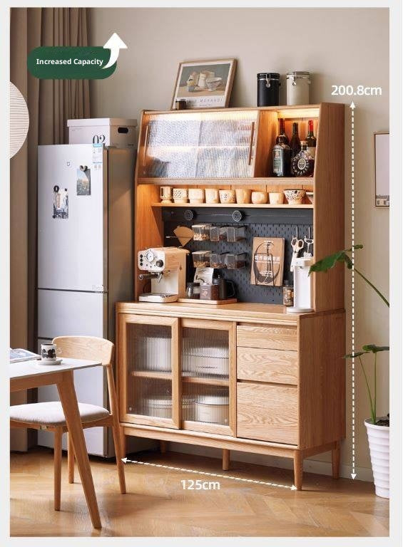 Oak Solid Wood Modern Sideboard