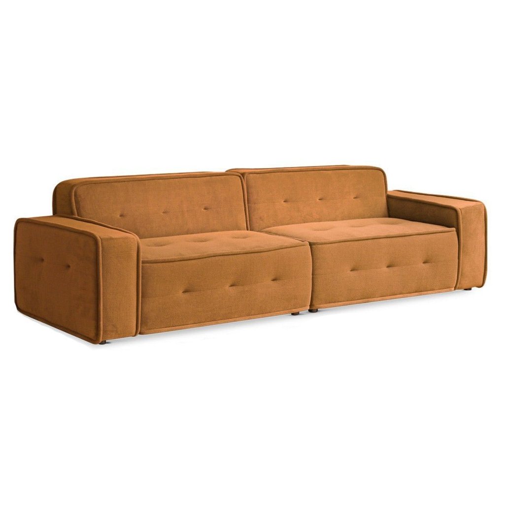 Fabric sofa modern simple tofu block sofa