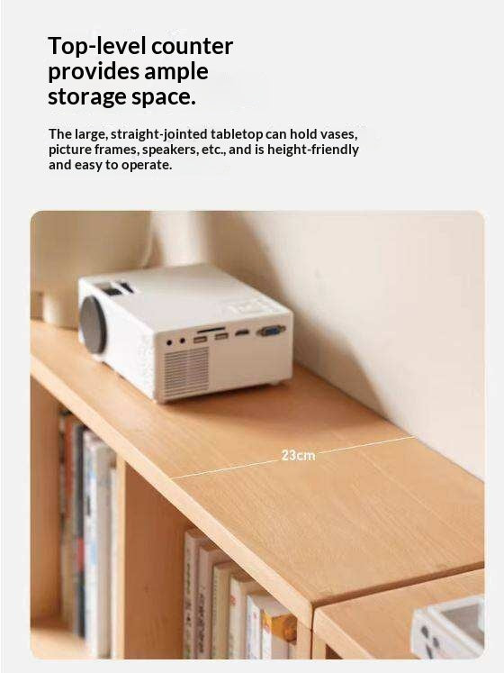 Beech, Oak Solid Wood Bookshelf Bookcase Free Combination