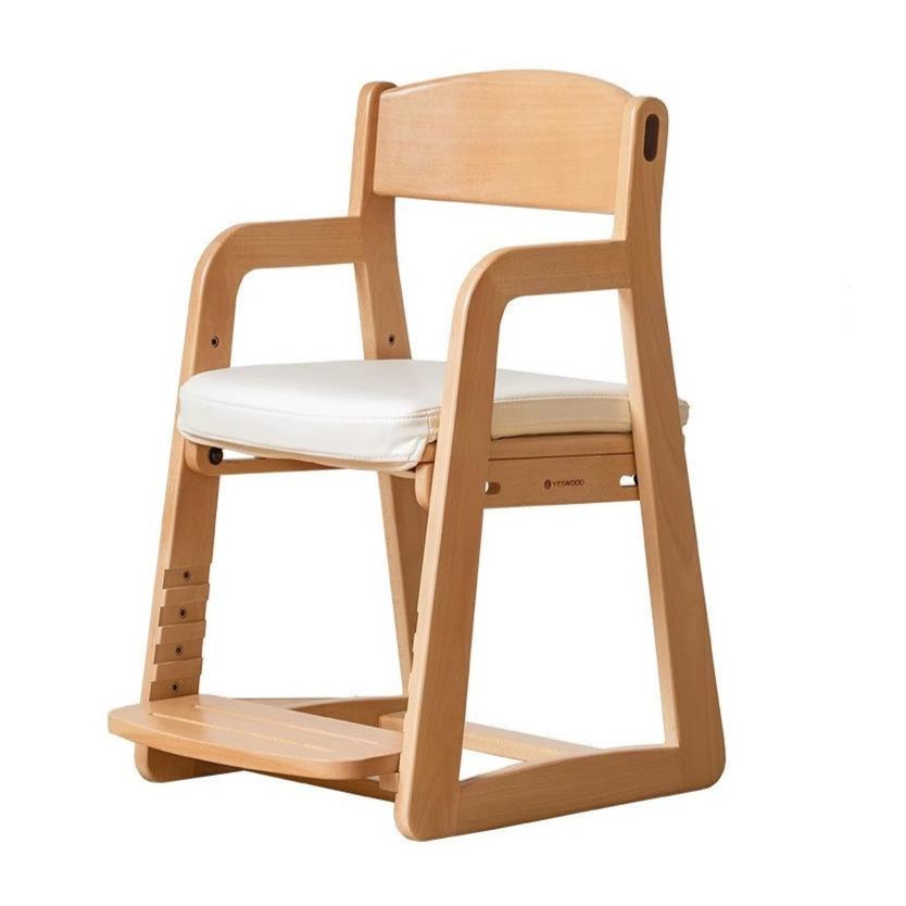 Beech solid wood children's adjustable lift chair