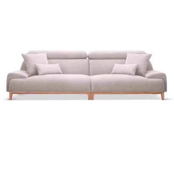 Fabric Combination High Back Sofa