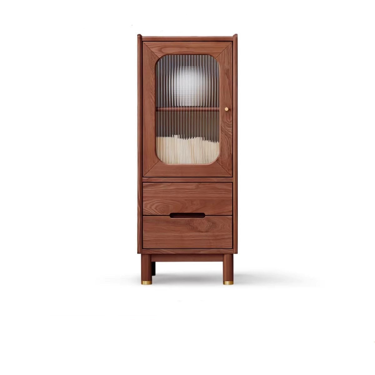 Poplar solid wood side cabinet storage-