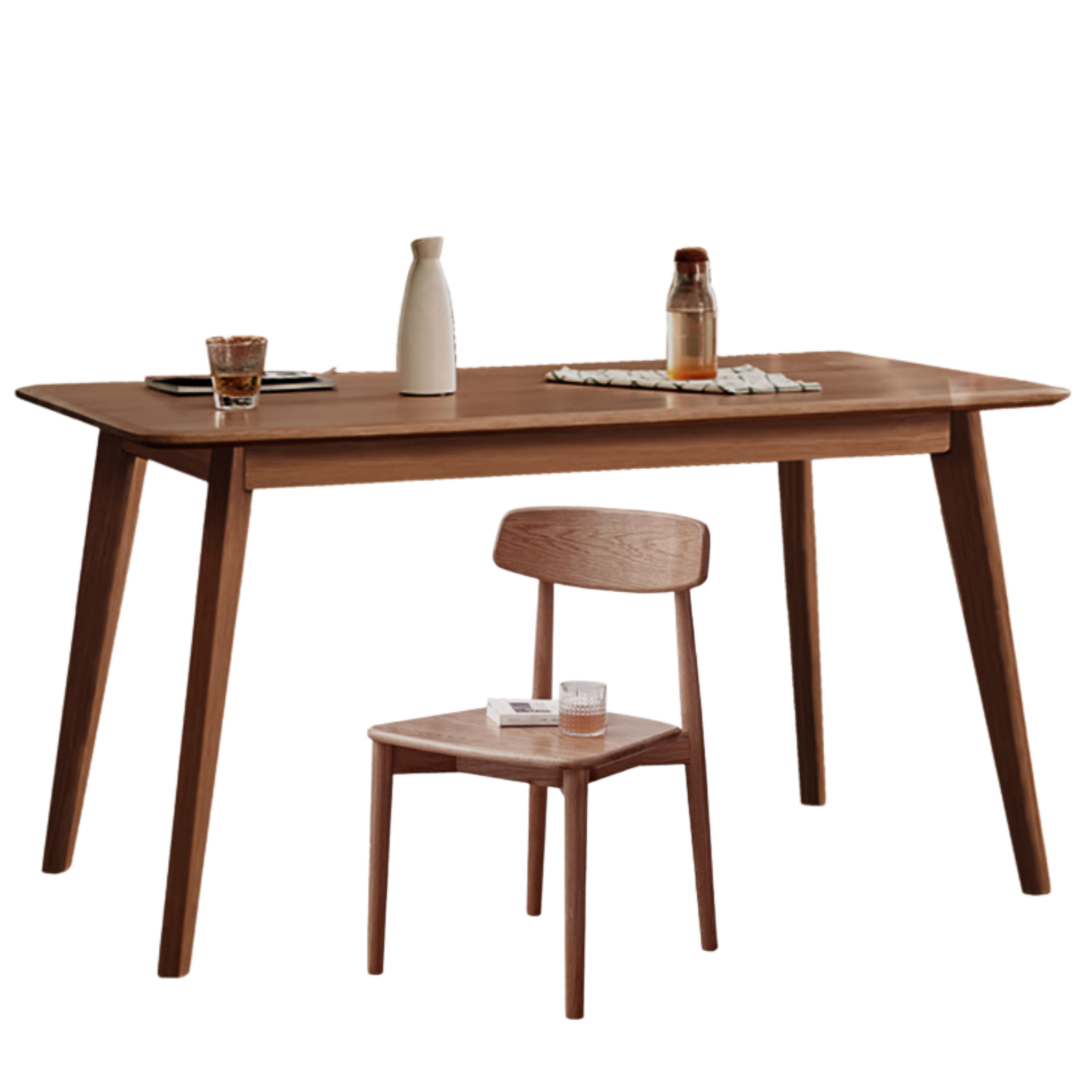 Ash, Oak Solid Wood Modern Dining Table