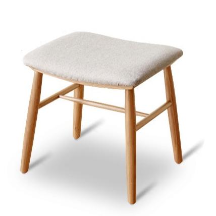 Oak, Ash solid wood modern makeup stool