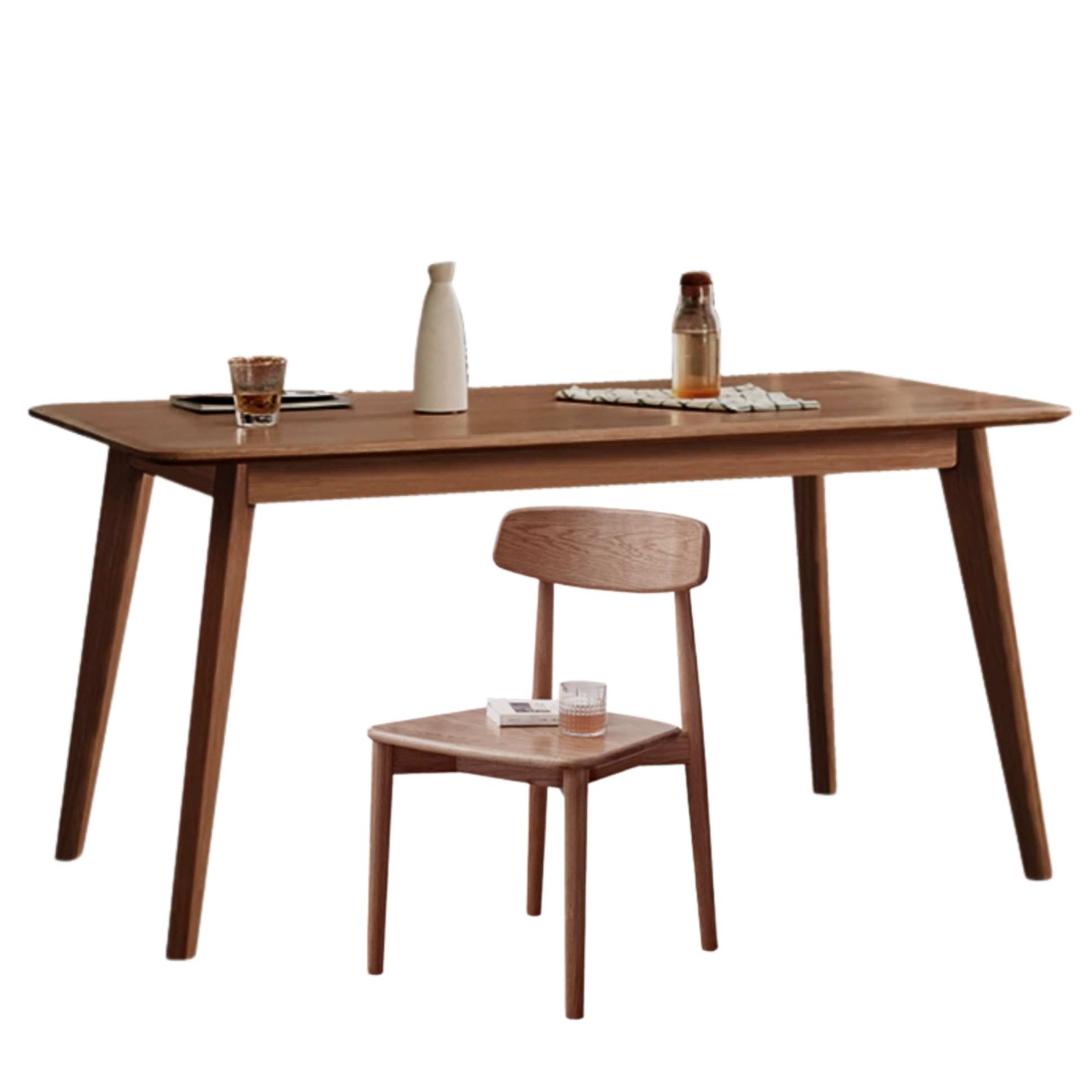 Ash, Oak Solid Wood Modern Dining Table